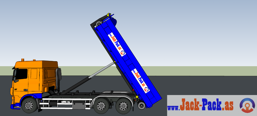 Hook lift container mobilizer
